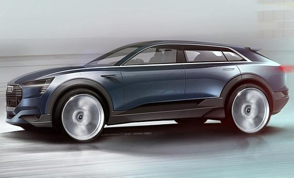 Ausblick auf die Serie – der Audi e-tron quattro concept auf der IAA 2015